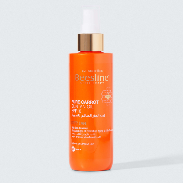 Beesline Pure Carrot Suntan Oil SPF10 200ml